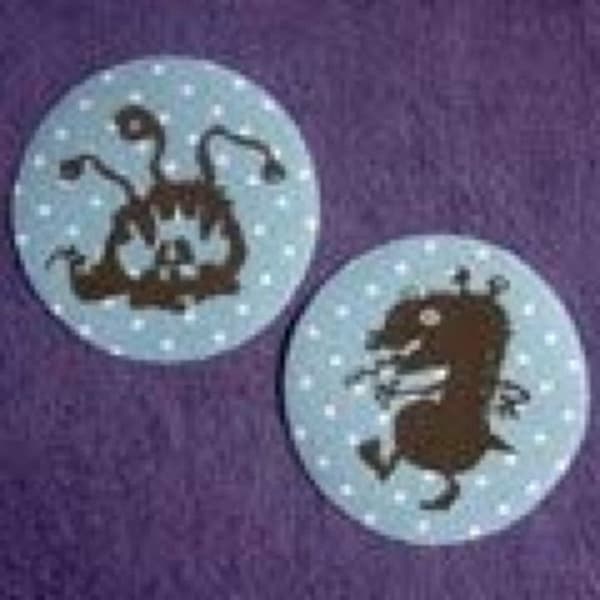 Patchar thermocollants Bloomy / Zorzouille 2 delar