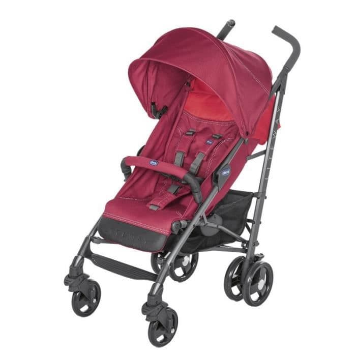 CHICCO Liteway 3 Cane Klapvogn Red Berry