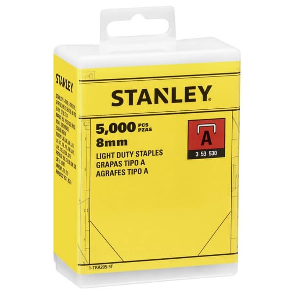 STANLEY 1-TRA205-5T Fintrådklämmor Typ A 5000 st