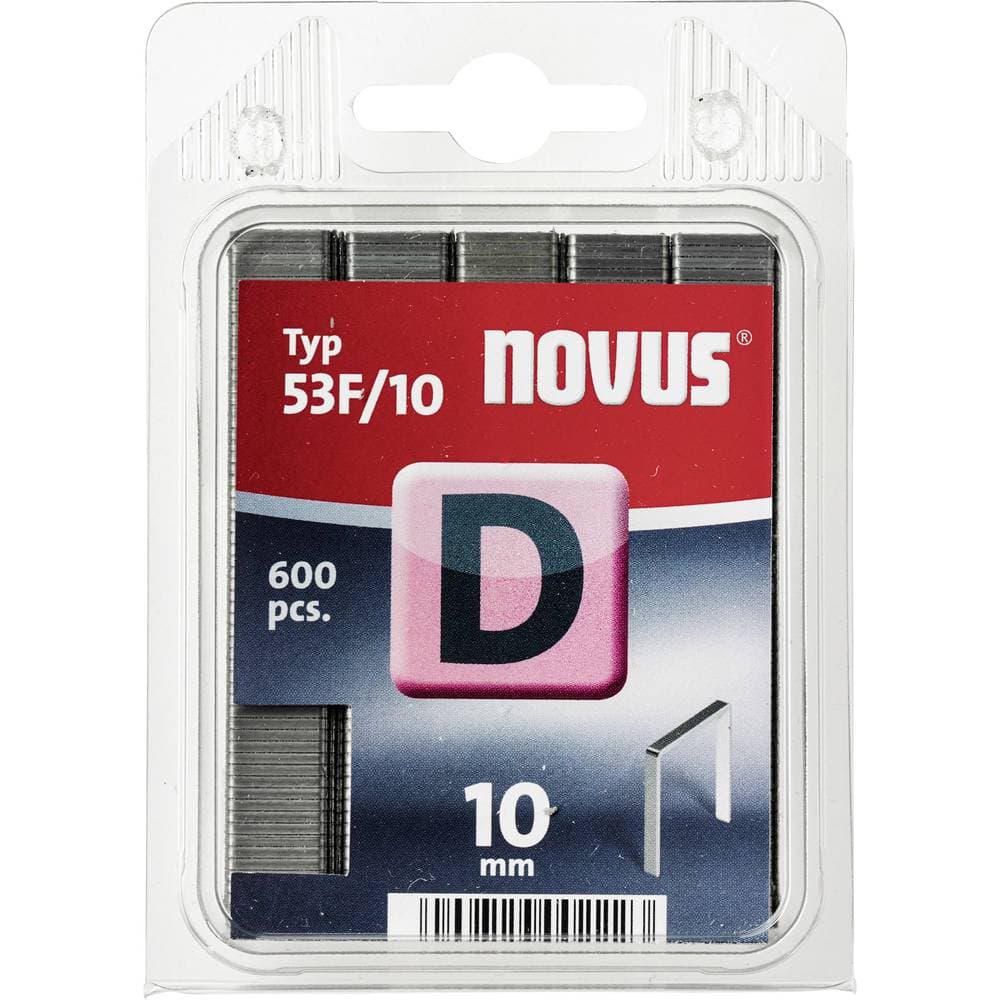 Häftklammer 600 st Novus 105099500 N/A Mått (L x B) 10 mm x 11.3 mm