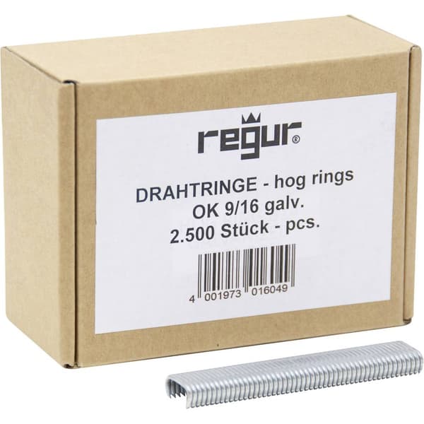 Regur 60724 Trådringar 2500 st Mått (L x B) 16 mm x 8 mm