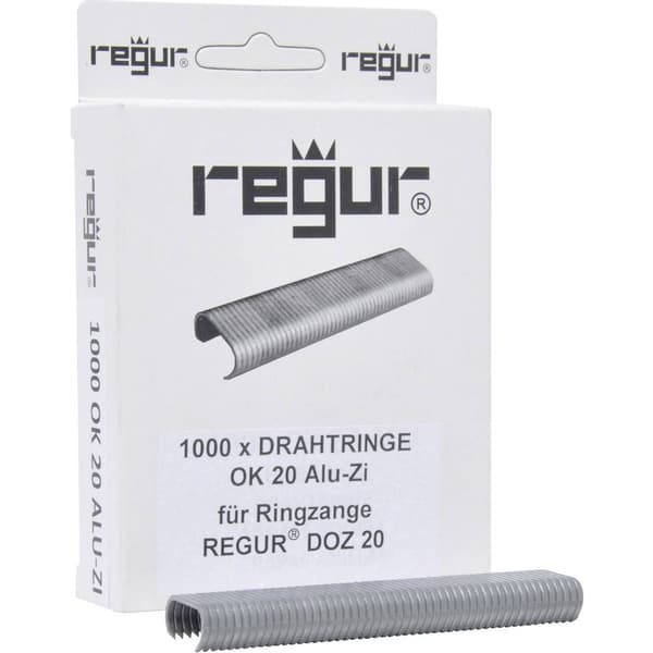 Regur 60715 Trådringar 1000 st Mått (L x B) 10 mm x 90 mm