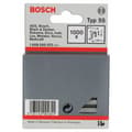 Miniatyrbild 1 av 2: Bosch Accessories 1609200372 Klämmor med smal rygg Typ 55 1000 st Mått (L x B) 16 mm x 6 mm
