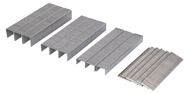 VONROC Elektrisk häftpistol - komplett set - Inkl. 900 häftklamrar och 300 nålar