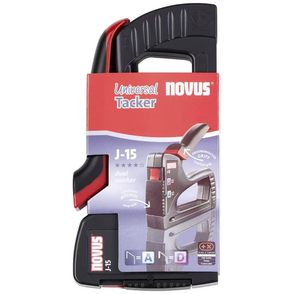 Novus Office HANDTACKER J-15 030-0441 Häftpistol Klammerlängd 4 - 10 mm
