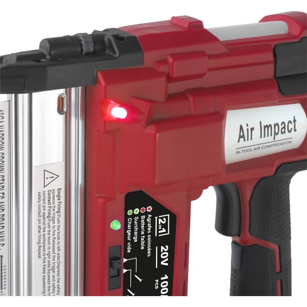 TOOLCRAFT TO-7427298 Spikpistol batteri inkl. ficklampa, exkl. batteri/laddare, Utan laddare