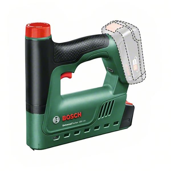 Bosch Professional Elektrisk Häftapparat Universaltacker 18v-14 Baretool Silver