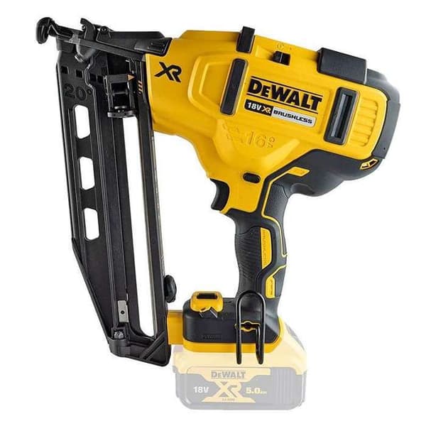Slagnailare - DEWALT - DCN660N - 16 gauge - Borstlös - Utan batteri eller laddare
