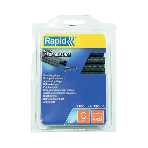 Staketklammer - RAPID - VR22 Antracit - Blister 1100