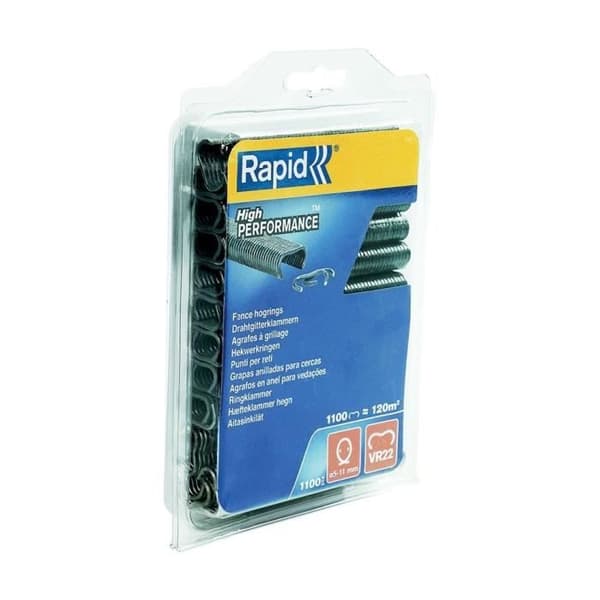 Staketklammer - RAPID - VR22 Antracit - Blister 1100