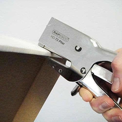 Rapesco 73 Heavy Duty Metal häfttång (häftklammer 73 - 6-12 mm) Silver 1169
