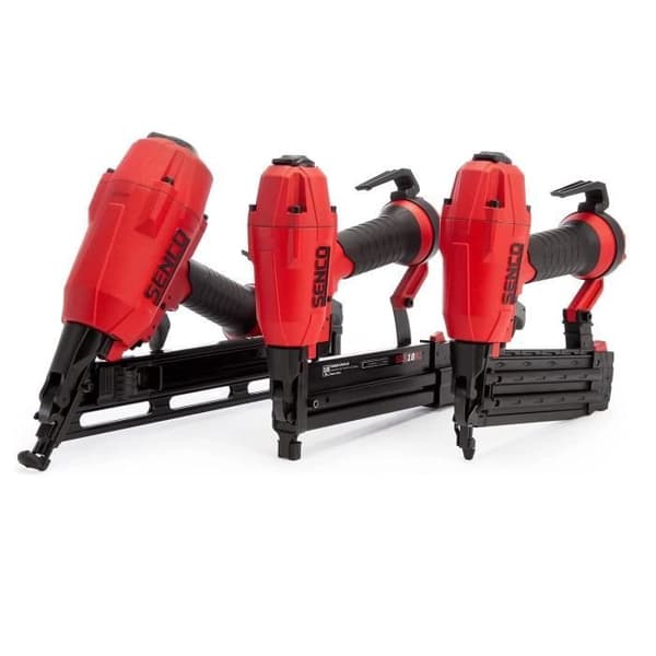 Senco - Set med 3 pneumatiska verktyg Black Label 2 spikpistoler och häftapparat - 10S2001N