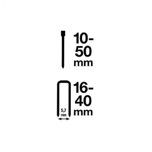 50 mm tryckluftsspikpistol