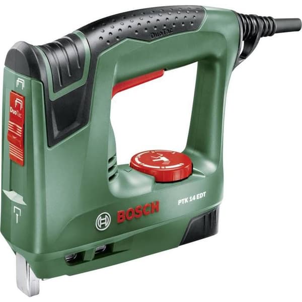 Bosch häftapparat - PTK 14 EDT - Bekväm och mångsidig för att fästa tunna material på trä