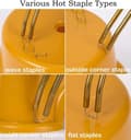 Miniatyrbild 6 av 6: Plastsvetsmaskin - Reparationssvetspistol - 150W, med 800PCS varmhäftare - för reparation av auto stötfångare