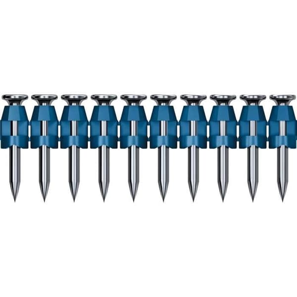 Betongspikar - BOSCH - GNB 18V-38 PROFESSIONAL - 1000 stycken - Galvaniserat stål - Optimal fästning