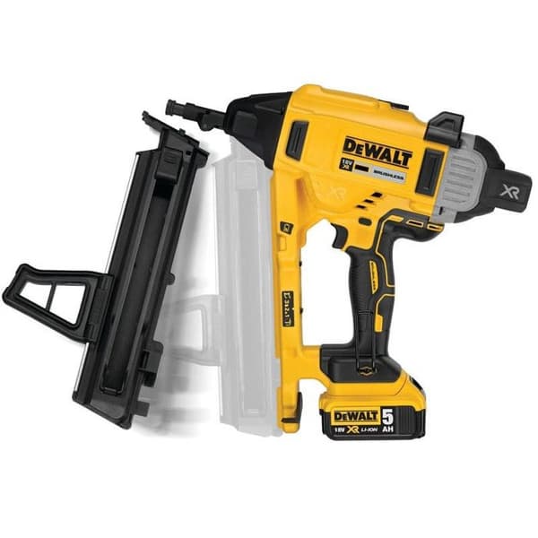 DEWALT DCN890P2 sladdlös spikpistol - 18V 2 x 5 Ah Li-Ion betong och stål