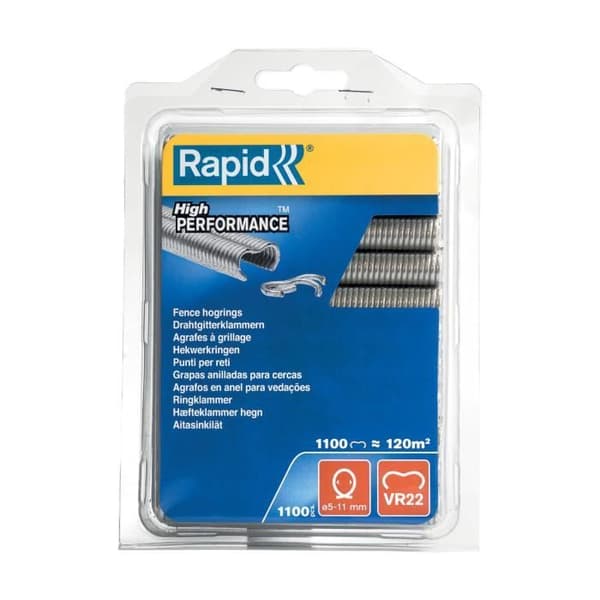 Staketklammer - RAPID - VR22 Galva - Blister 1100