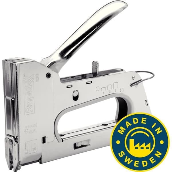 Manuell häftmaskin PRO R36 6 mm kabel - RAPID - 20511811 Rostfritt stål