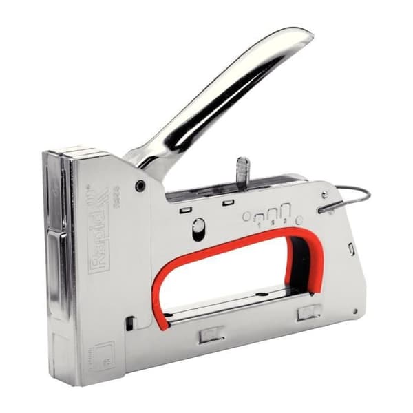 RAPID PRO R353E manuell metallhäftapparat för nr 53 häftklamrar (6-14 mm) Röd, Silver