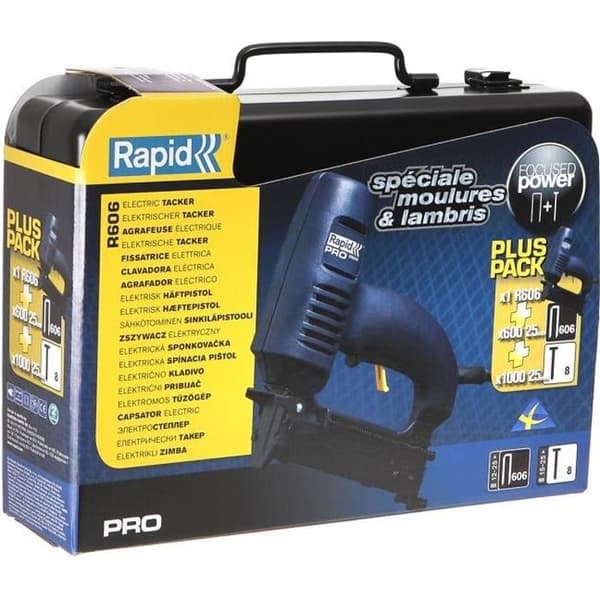 RAPID R606 elektrisk spikpistolhäftare - Focused Power system - Box ingår