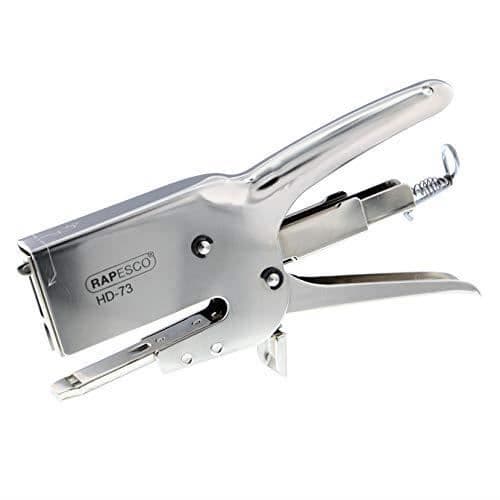 Rapesco 73 Heavy Duty Metal häfttång (häftklammer 73 - 6-12 mm) Silver 1169