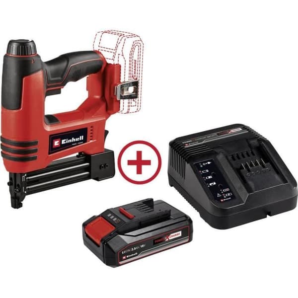 Einhell TE-CN 4257791 Sladdlös spikpistol Klammerlängd 10 - 22 mm + batteri, + laddare