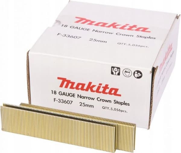 Agrafer Makita - F-33607 - Agrafer AGRAFES 18GA 5,7x25mm / 5056 st. GALVANISERAD