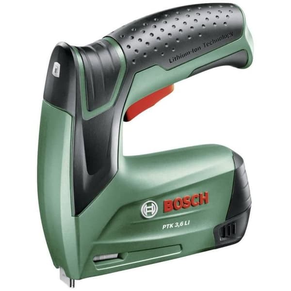 Bosch PTK 0603968203 sladdlös häftapparat - Vit - Lätt och praktisk - Litiumjonteknik