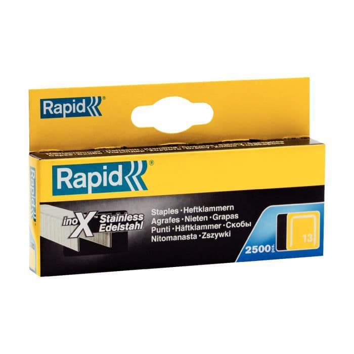 RAPID Rustfri hæfteklamme - Fin tråd - N ° 13/06 mm