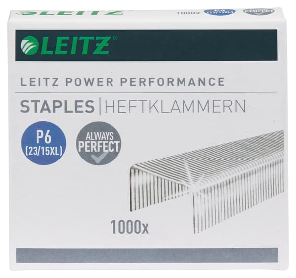 Häftklammer LEITZ P6 23/15XL 1000/fp