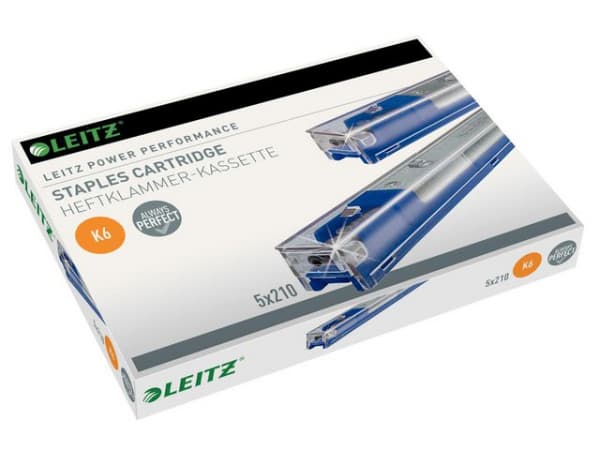 Heftestift Leitz 5591 26/6 F 5551 Blå (5 stk) (1 stk.)