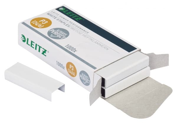 Leitz Heftestift 24/6 P3 hvit (1000) (10 stk.)