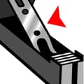 Miniatyrbild 3 av 4: Mapad häftapparat advanced a3545, silver
