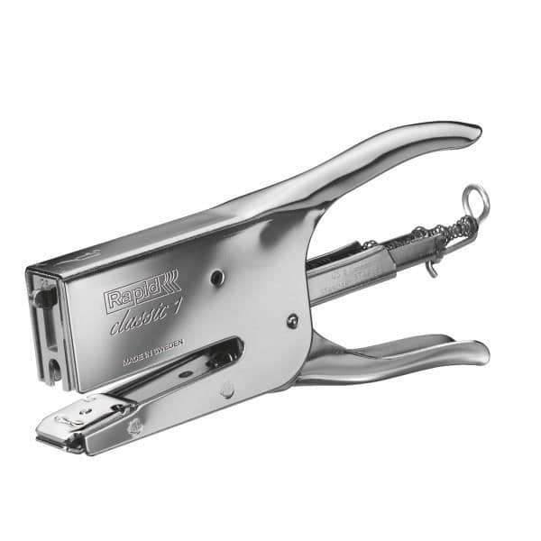 Classic K1 24/6 häfttång - RAPID - Kapacitet 50 ark - Metall - Krom