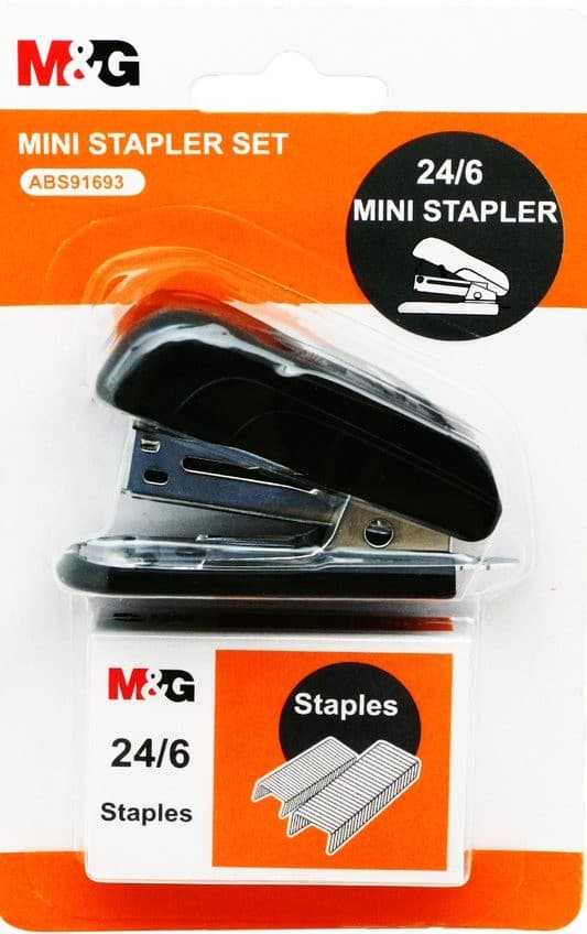 12k minihäftapparat + M&G häftklamrar