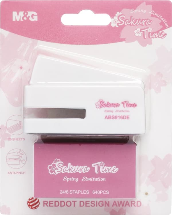 Mini 20k hæftemaskine + Sakura M&G hæfteklammer