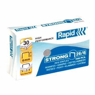 1 000 Rapid Strong 26/6 häftklammer