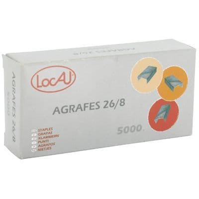 Staple 26/ 8 r100 - låda med 5000