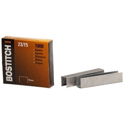 Staple 23/15 - låda med 1000 st