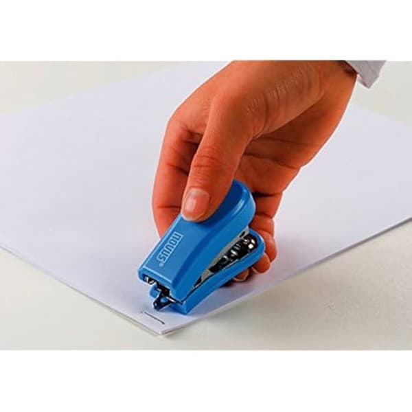 Häftapparat - DAHLE - 79895 - Mini - Kapacitet 12F - Blå Plast