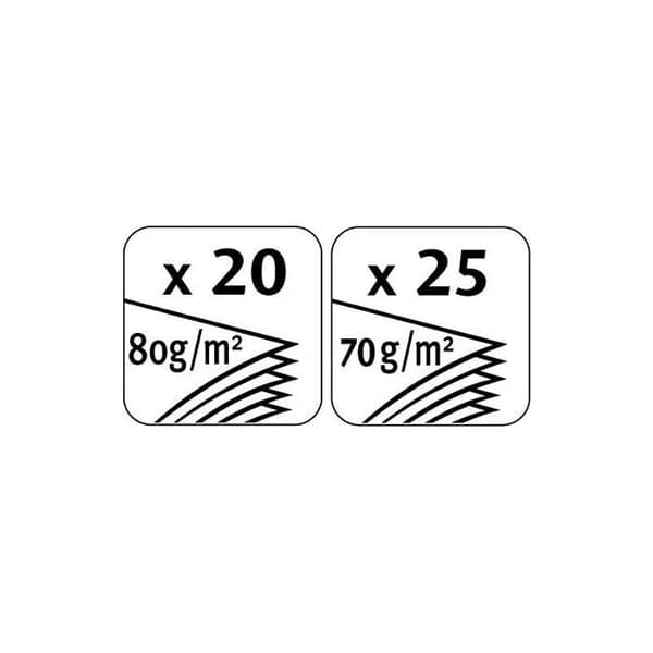 Häftapparat - Maped - Essentials Half Strip E3543 - Kapacitet 20-25 ark - 180° öppning - Svart