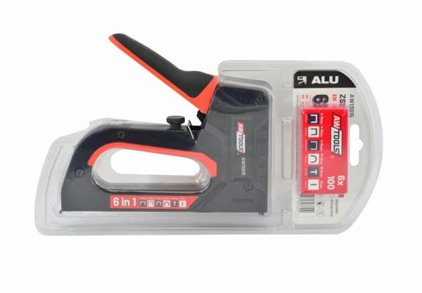 AWTOOLS MØBLER HÆFTEMASKINE 4-14 6-FUNKTIONER