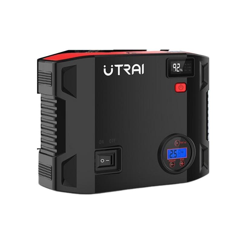 Starthjälpmedel för bilar - multifunktionell powerbank - starthjälpmedel med luftkompressor - 150PSI - 2000A