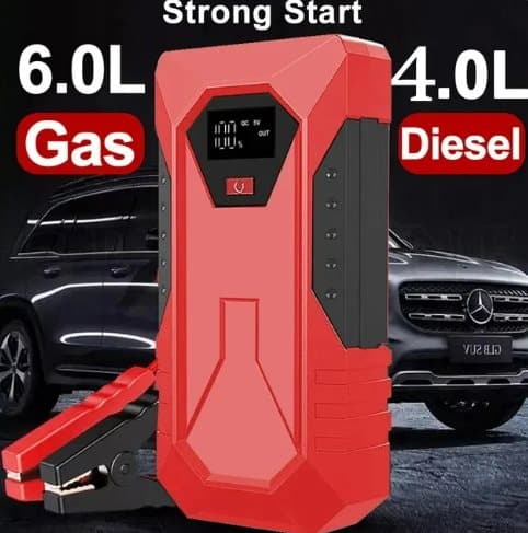 18000mAh Bil Jump Starter Bärbar Power Bank Bilbatteri Booster 12V Bil Jump Starter Enhet För Bensin Diesel 6,0L / 4,0L