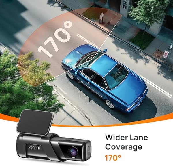 70mai Dash Cam M500 1944P 170fov DVR kameranauhuri sisäänrakennettu GPS ADAS 24H pysäköintimonitori