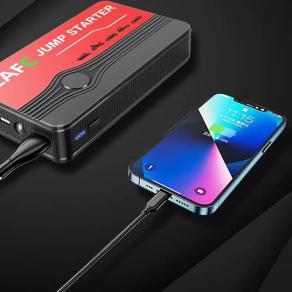 Bil jumpstarter 2000a powerbank bærbar bil batteri oplader til 12v auto starter enhed
