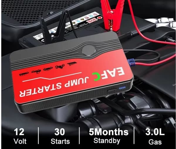 Bil jumpstarter 2000a powerbank bærbar bil batteri oplader til 12v auto starter enhed