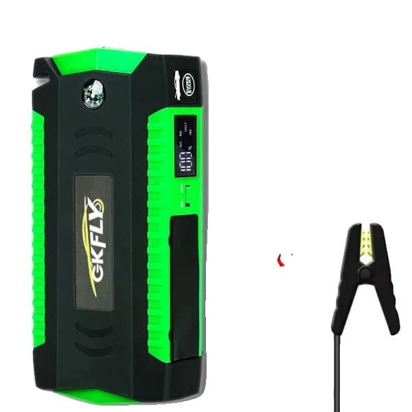 Bilstartare, 18000mAh kapacitet, 1200A toppström,Grön 18000mAh