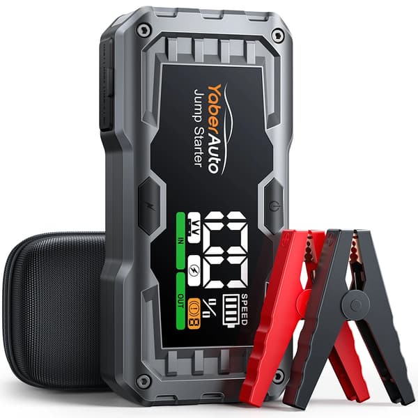 Bil Jump Starter, 4000A Spidsstrøm, 21800mAh Power Bank,4000A STARTKABEL